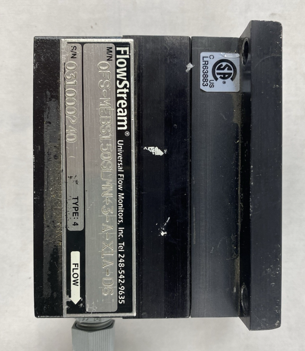 FlowStream OFS-MEBS150SLMN-3-A-X1A-D6 Universal Flow Monitor Parts or Repair