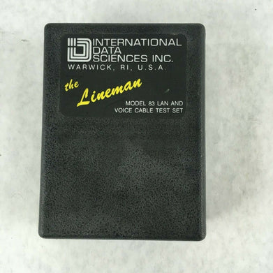 International Data Sciences The Lineman Model 83 Lan Voice Cable Test Set