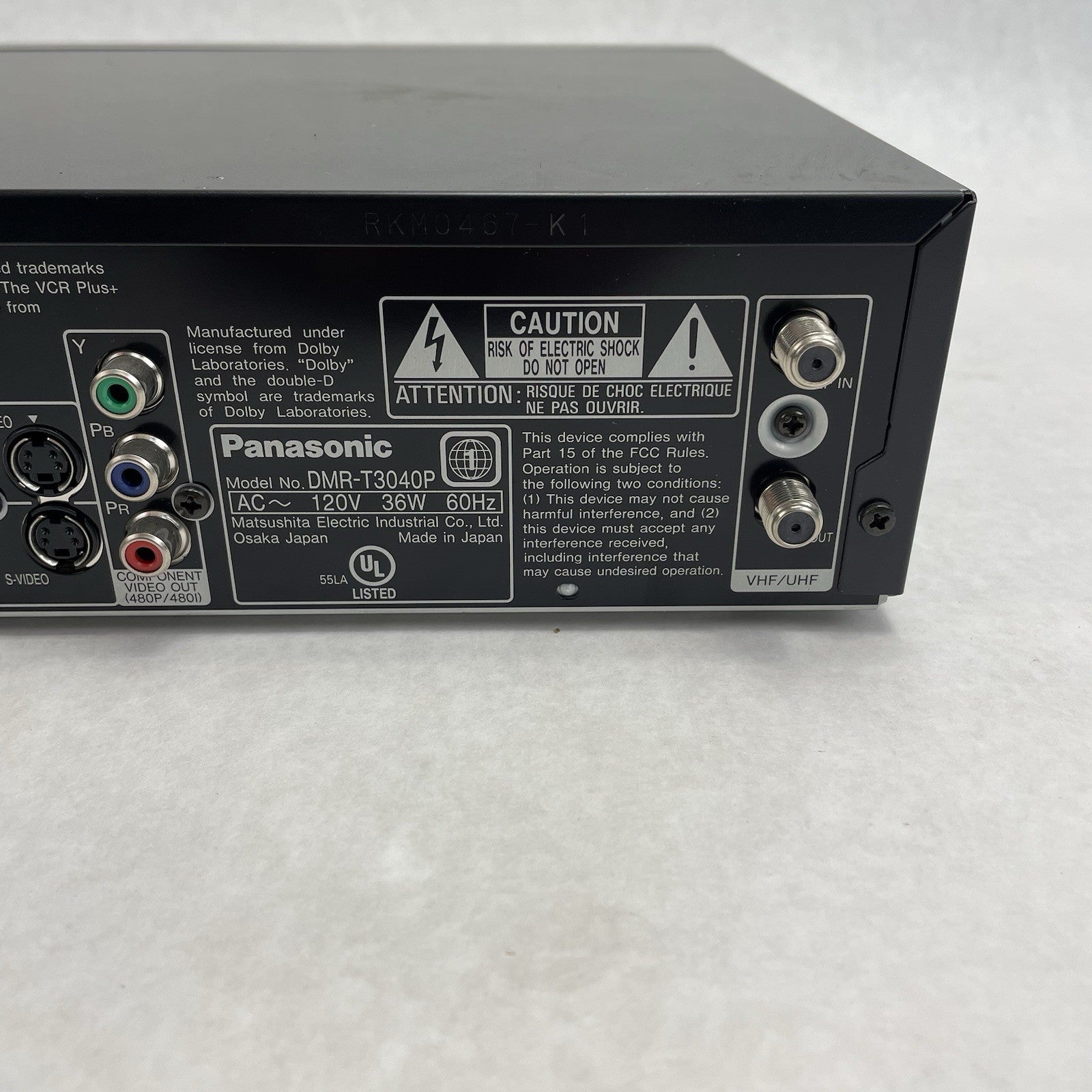 Panasonic DMR-T3030 DVD Recorder