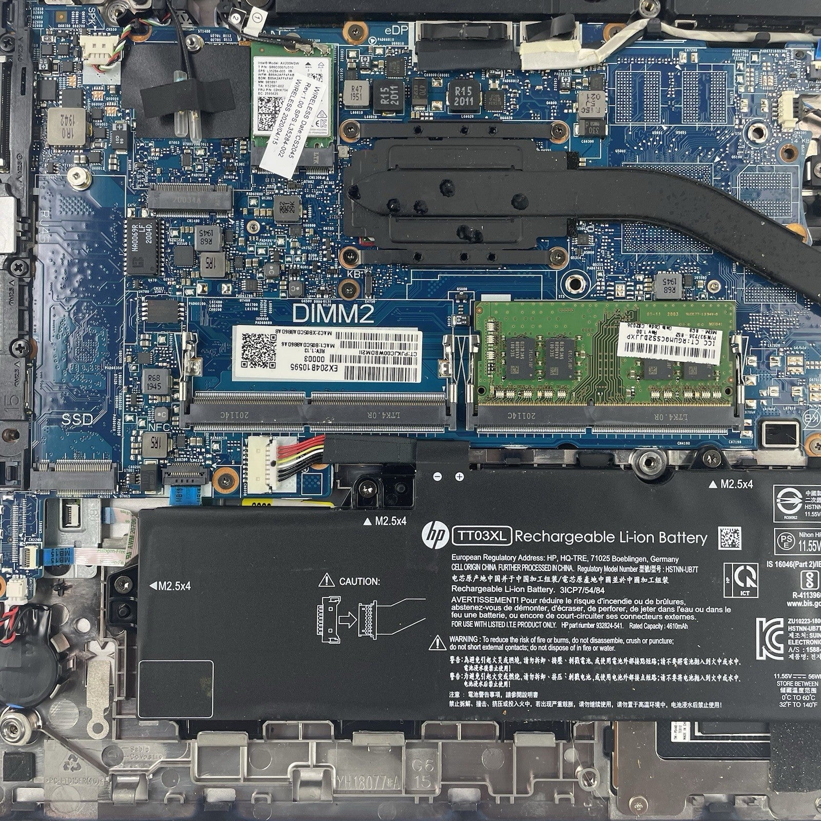 HP EliteBook 850 G6 15.6" i5-8365U 1.60 GHz 8 GB RAM No SSD/OS/AC - Worn18