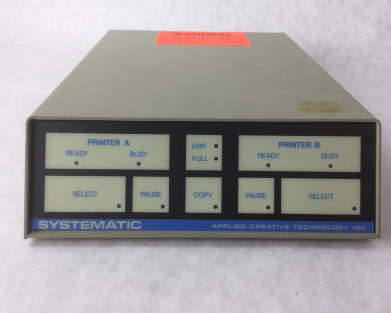 Systematic, Applied Creative Technology, E2-16, Untested