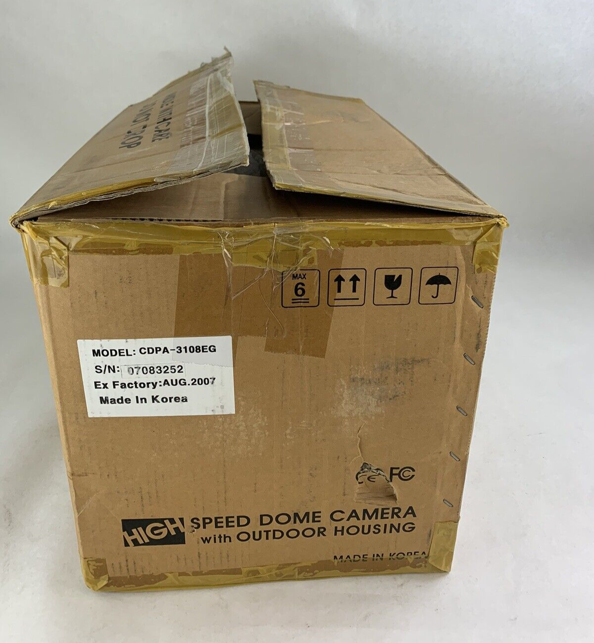 High Speed Dome Camera With Outdoor Housing CDPA-3108EG