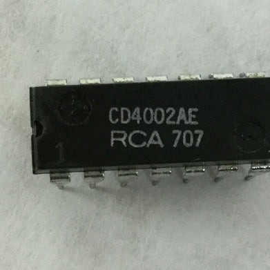 Genuine RCA CD4002AE Integrated Circuit  14 Pin Dip  Lot of 10