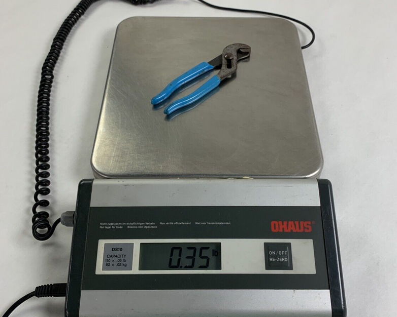 Ohaus DS-10 110 x 0.05lb Platform Shipping Scale Tested W/ Power Supply