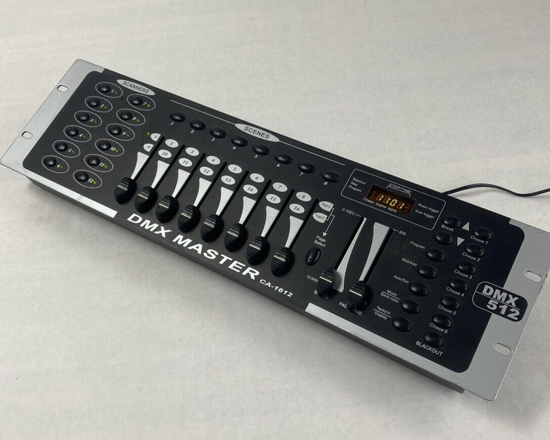 DMX Master CA-1612 DMX 512 Master Controller No Power Cord Tested