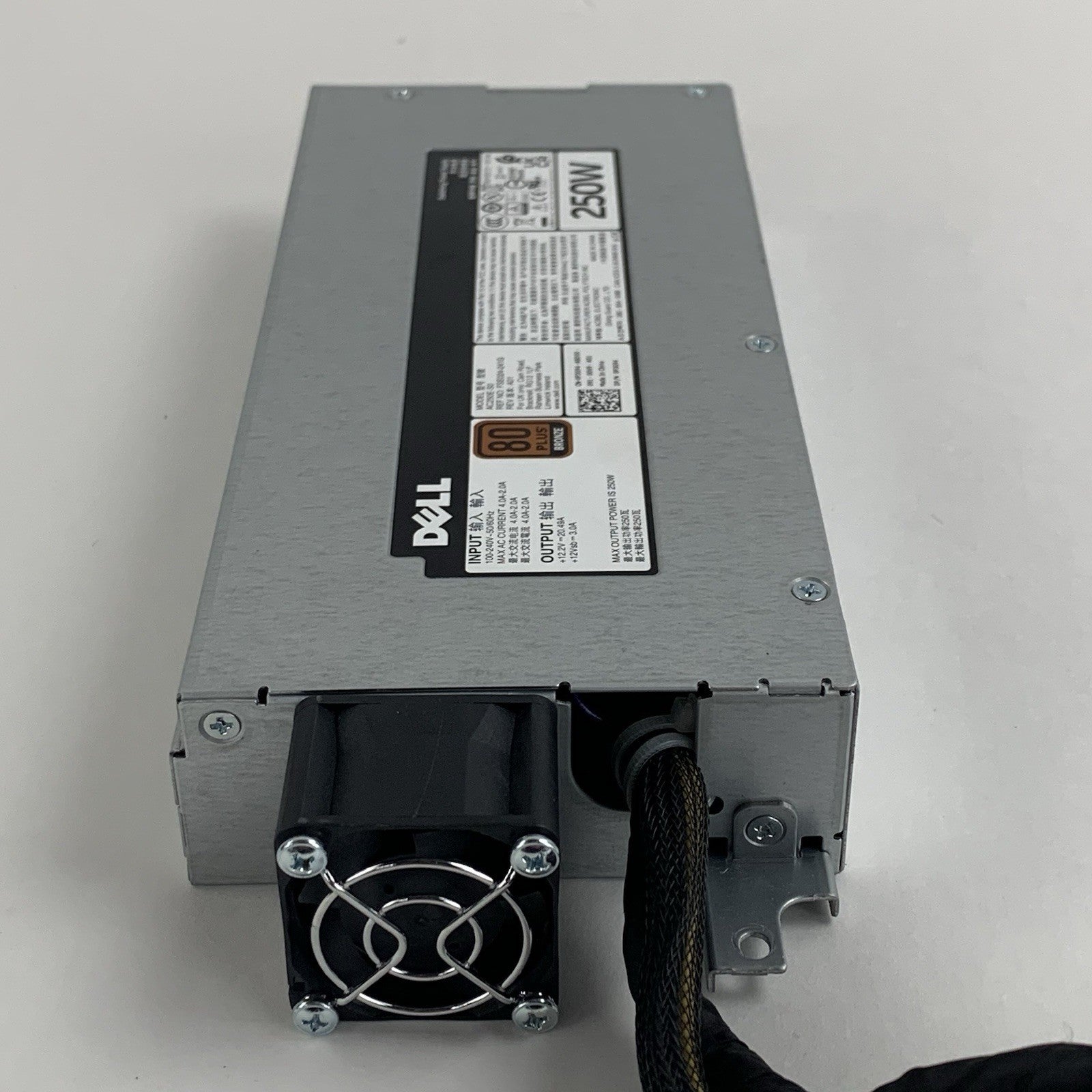 Dell  AC250E-S0 P3G94 250W 240V Server Power Supply For Poweredge Tested5