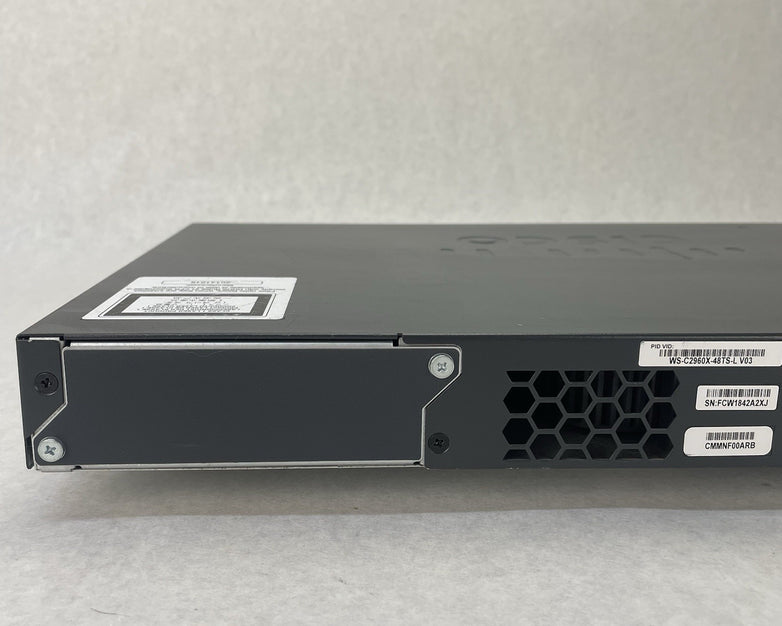 Cisco Catalyst WS-C2960X-48TS-L V03 48 Port Gigabit Switch - Tested