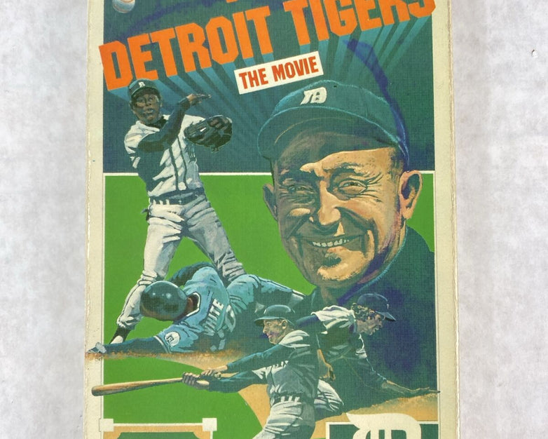 The Detroit Tigers The Movie 1986 by Lawrence Miller Detoit Baseball Club VHS