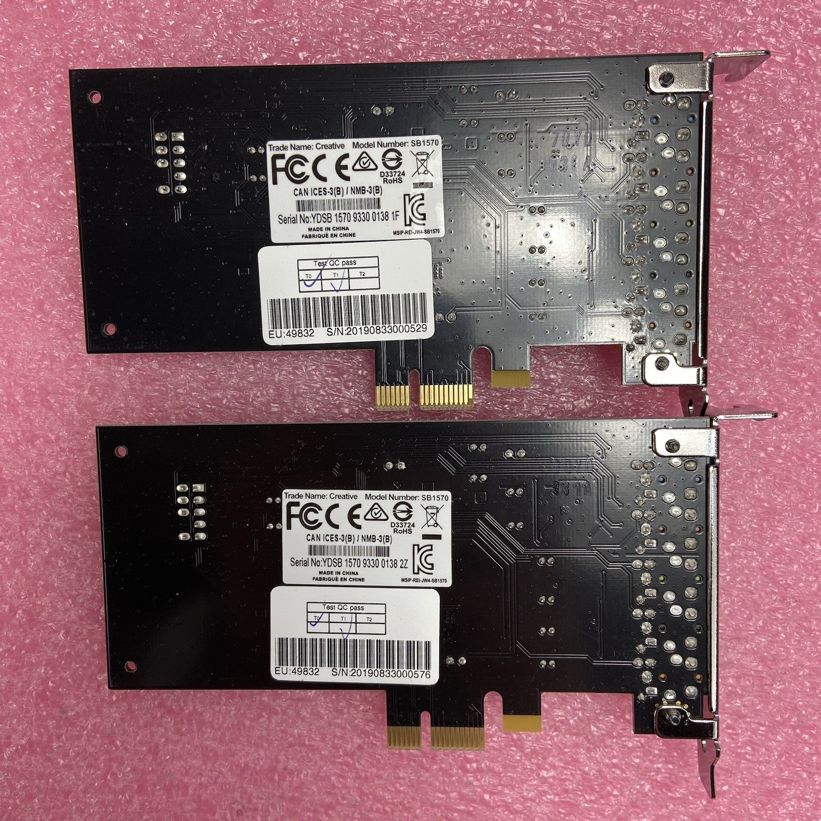 Creative Labs Sound Blaster SB1570 PCIe Audio Card Lot of 28