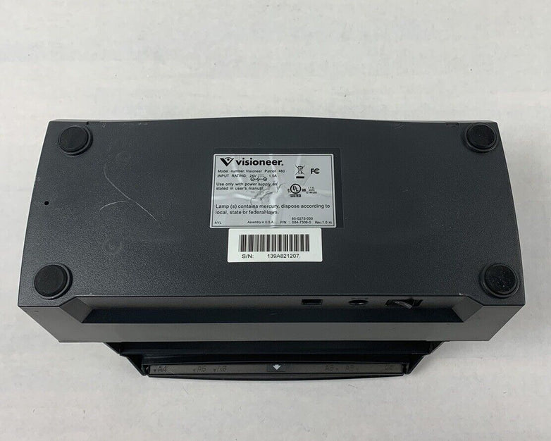 Visioneer Patriot 480 Document Feed Scanner Duplex USB - Parts or Repair