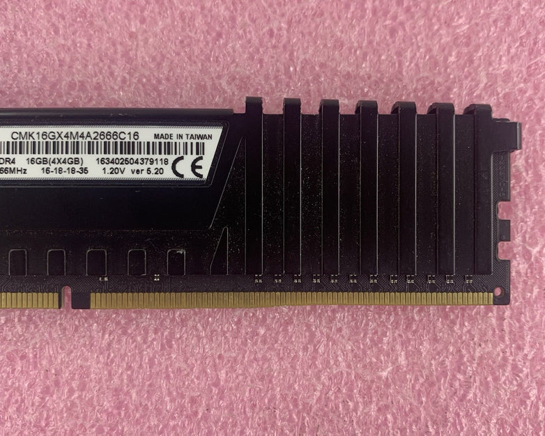 Corsair CMK16GX4M4A2666C16 Vengeance LPX 4 GB 1x4GB RAM DDR4 2666MHz Lot of 6x