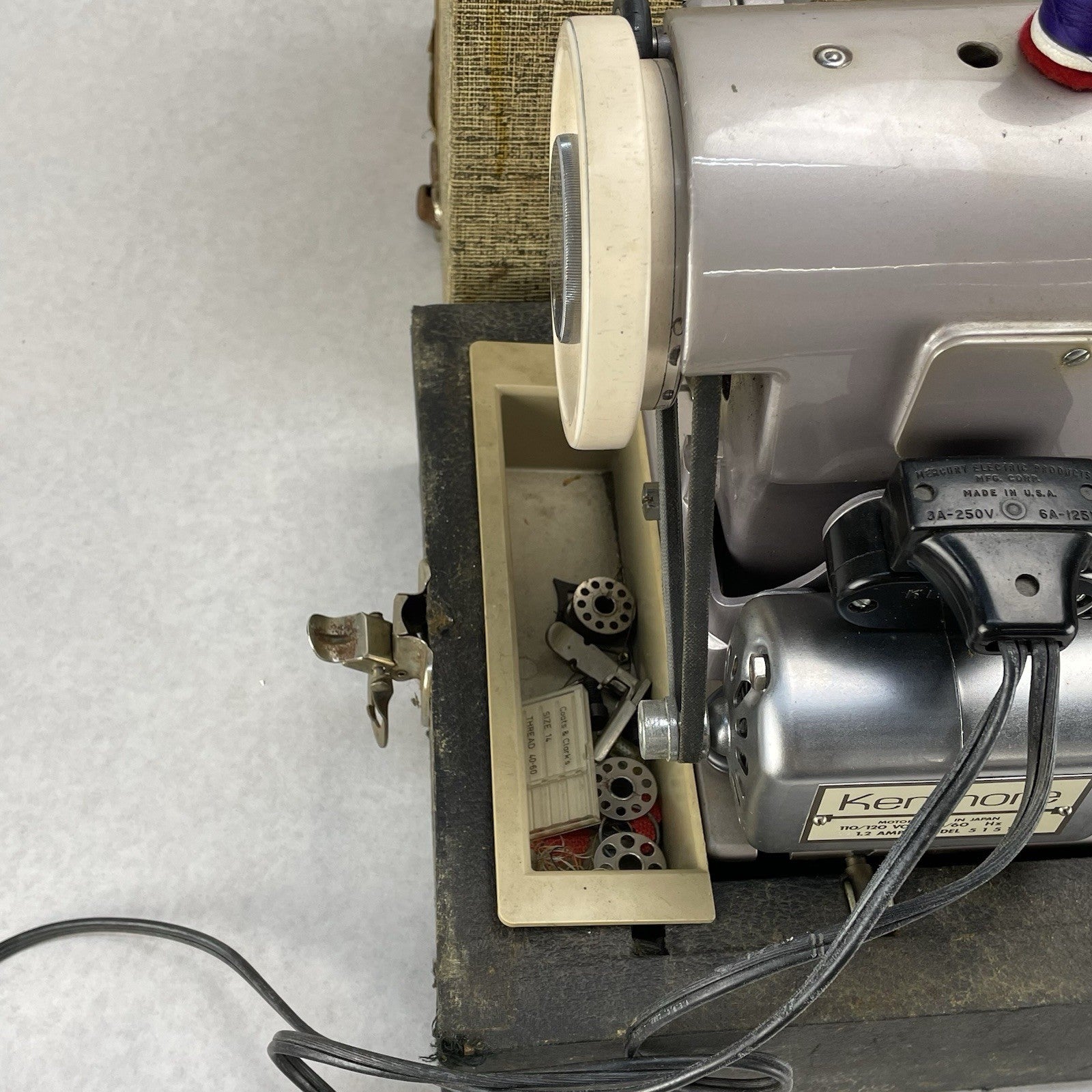 Vintage Sears Kenmore Sewing Machine 148.295 Tested