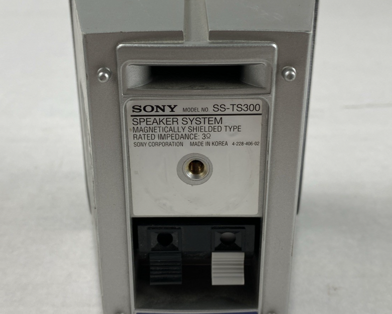 Sony SS-TS300 Surround Sound Home Theater Speakers Center Rear R Rear L Untested