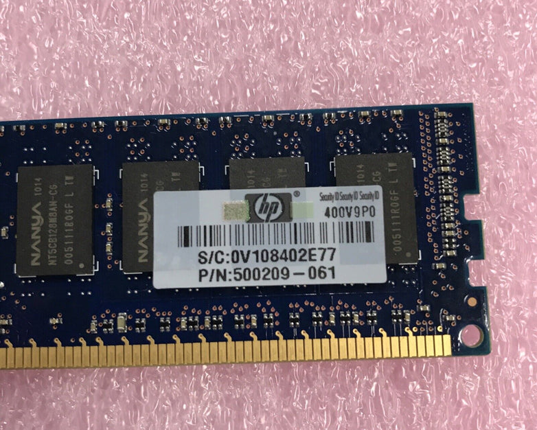 Nanya 4GB Kit 2x2GB 2Rx8 PC3-10600E-9-10 NT2GC72BAPAONF-CG  500209