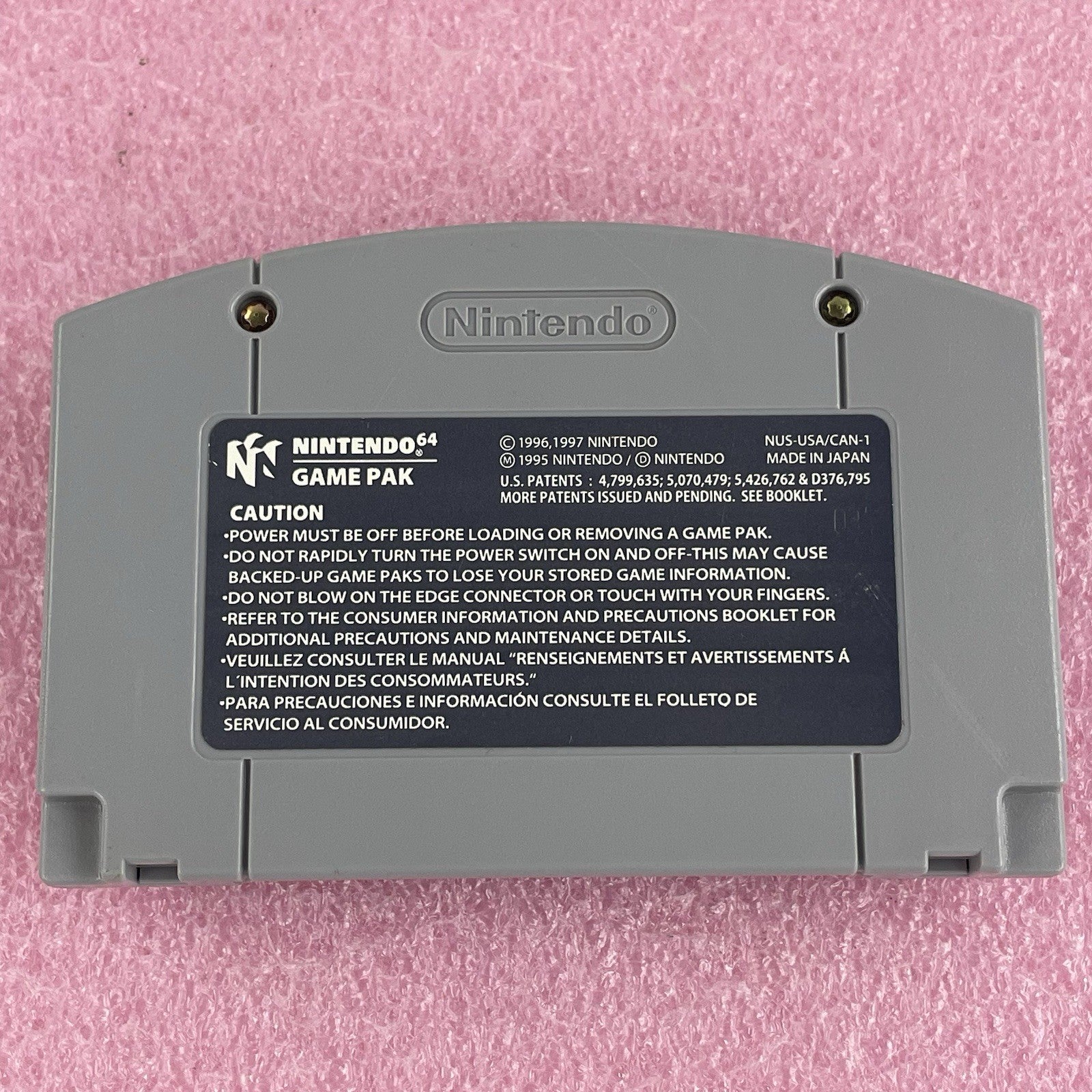 Zelda: Ocarina of Time (Nintendo 64, 1998, NUS-CZLE-USA) Cart Only3