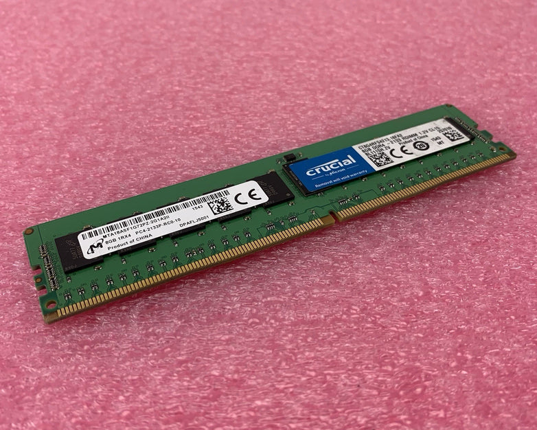 Crucial MTA18ASF1G72PZ-2G1A2II PC4-2133P-RC0-10 8GB 1Rx4 Desktop Memory RAM