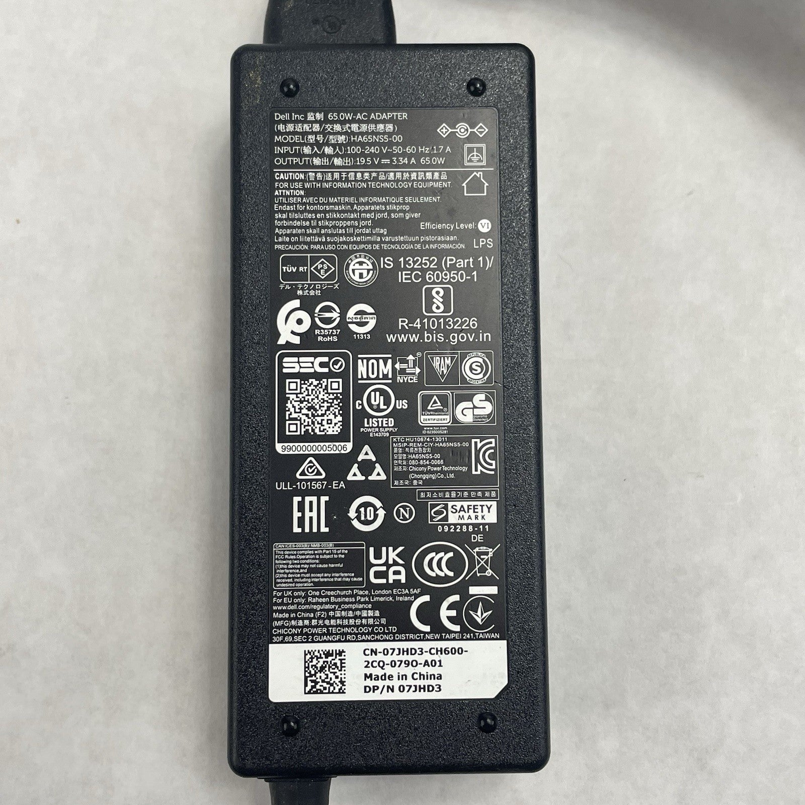 Dell 65W AC Adapter HA65NS5-00 Lot of 34