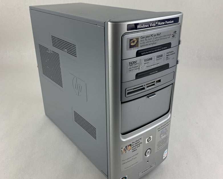 HP Pavilion A1720N MT Core 2 Duo 6300 1.86 GHz 3 GB RAM No HDD No OS