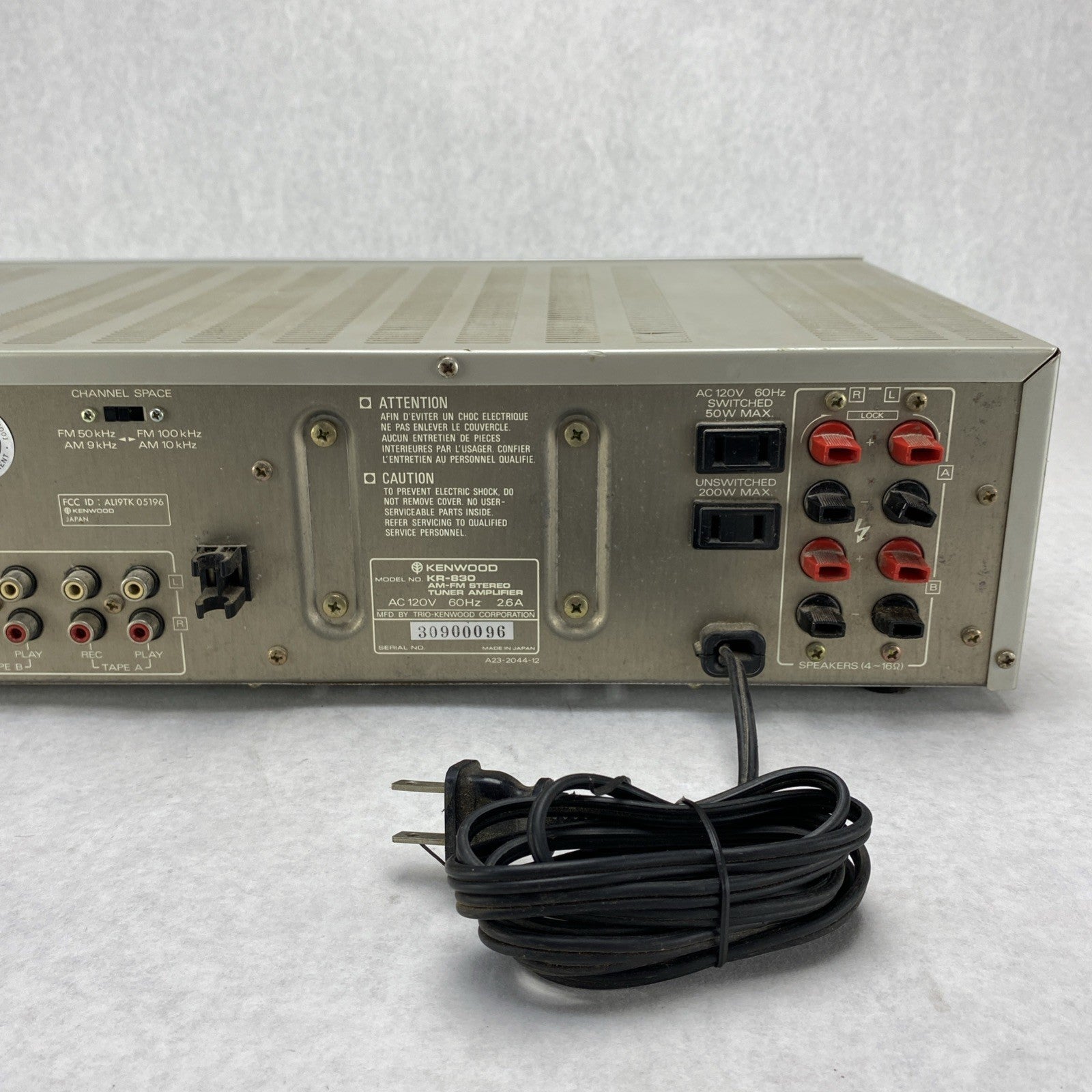 Kenwood KR-830 Computerized High Speed Stereo Receiver Tested