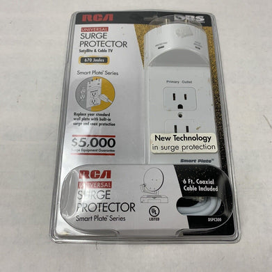 RCA Universal Surge Protector DBS DSPC300 NIB
