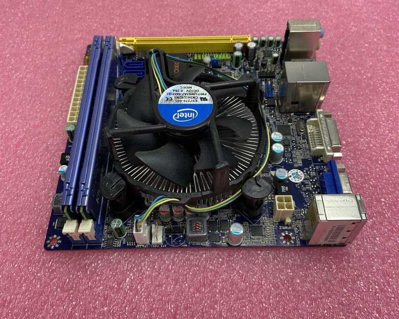 Foxconn H61S Motherboard Intel Core i3-3220 3.3GHz 4GB RAM w/IO