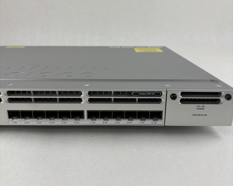 Cisco WS-C3850-12S-E 12 Ports Managed Network Switch Tested Reset No Power Sup