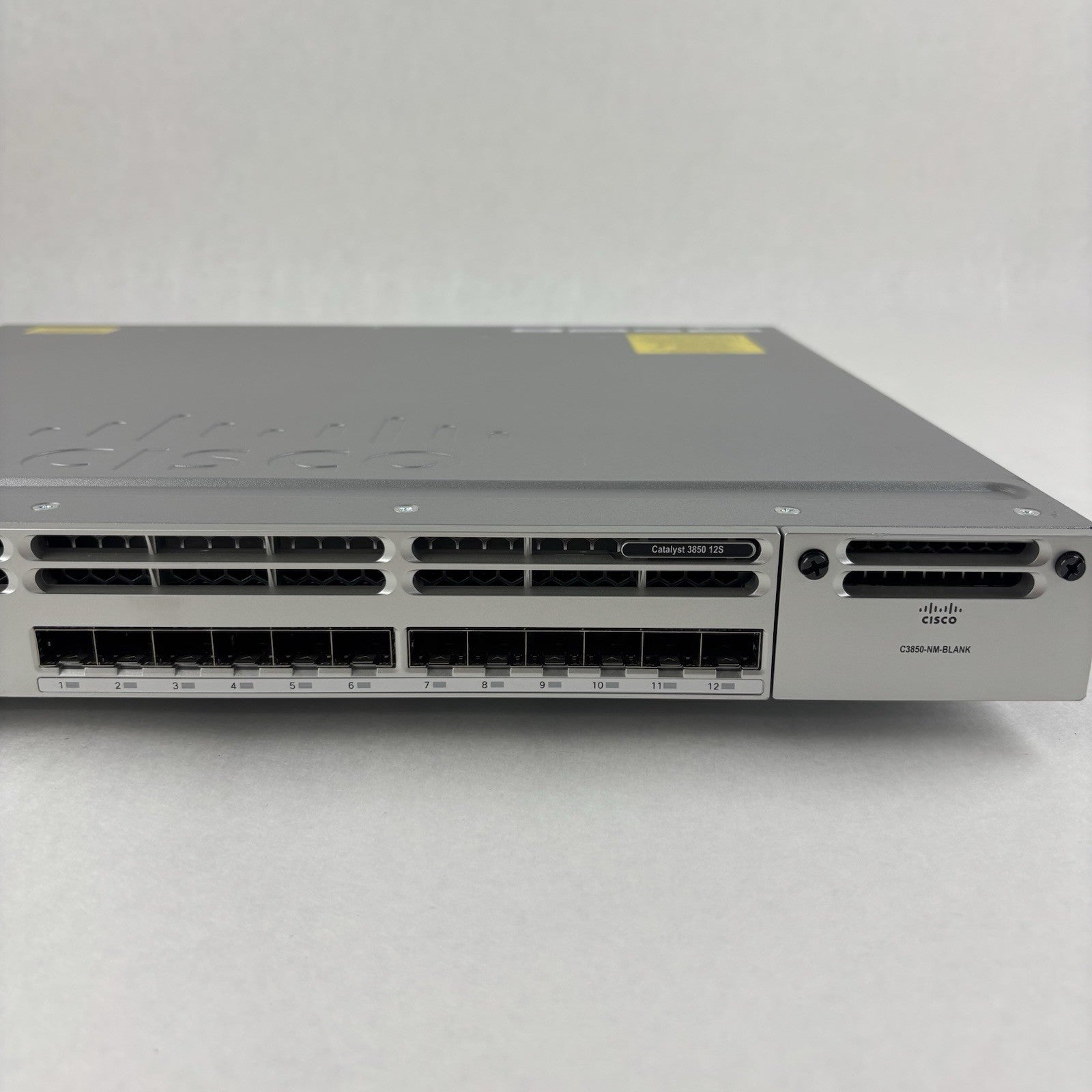 Cisco WS-C3850-12S-E 12 Ports Managed Network Switch Tested Reset No Power Sup