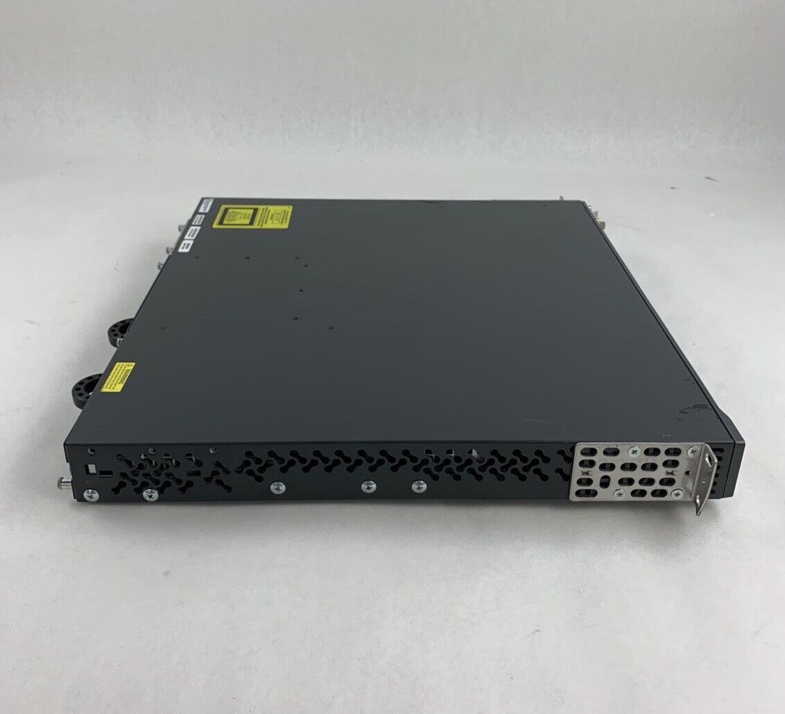 Cisco WS-C3750E-48TD-S V01 48-Port Gigabit Switch Tested Reset