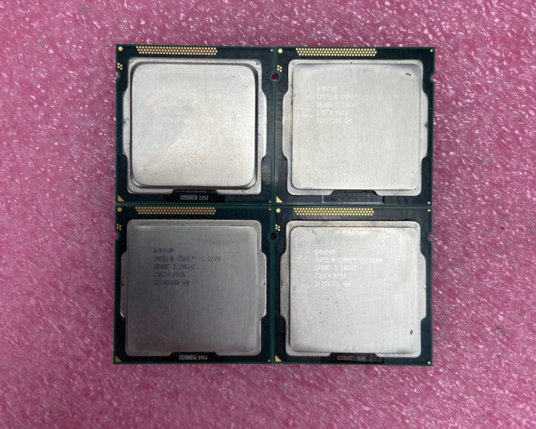 Intel Core i52500 3.30 GHz LGA 1155 Desktop CPU Processor SR00T Lot of 4