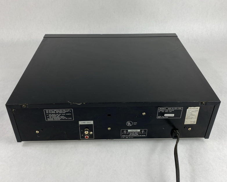 Sony CDP-C365 5 Disc Ex-Change CD Player - Tested