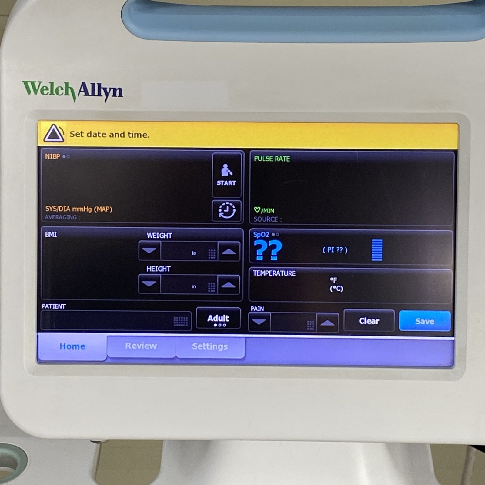 Welch Allyn 6000 Series Vital Sign Monitor 63MTXX w/ Mobile Stand 4800-602