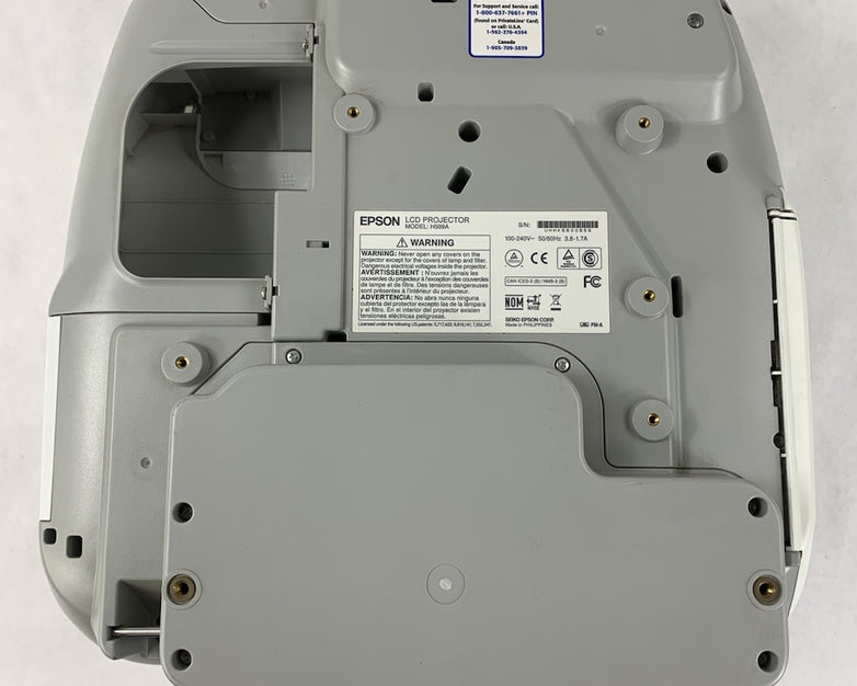 Epson BrightLink 595Wi H599A LCD Lamp Projector 2809 Lamp Hours - No Remote