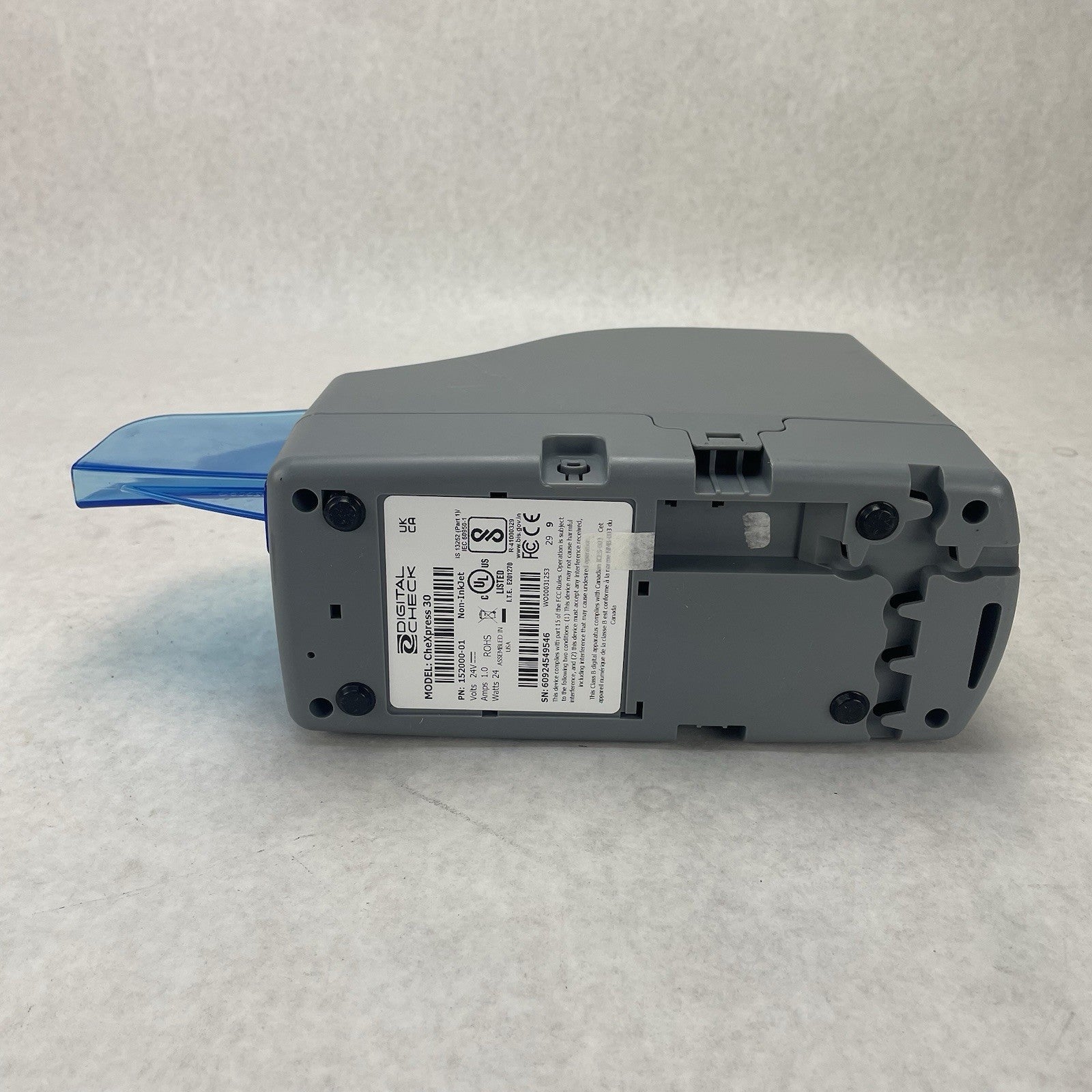Digital Check CheXpress 30 CX30 InkJet Check Scanner 152000-02 - For Parts9
