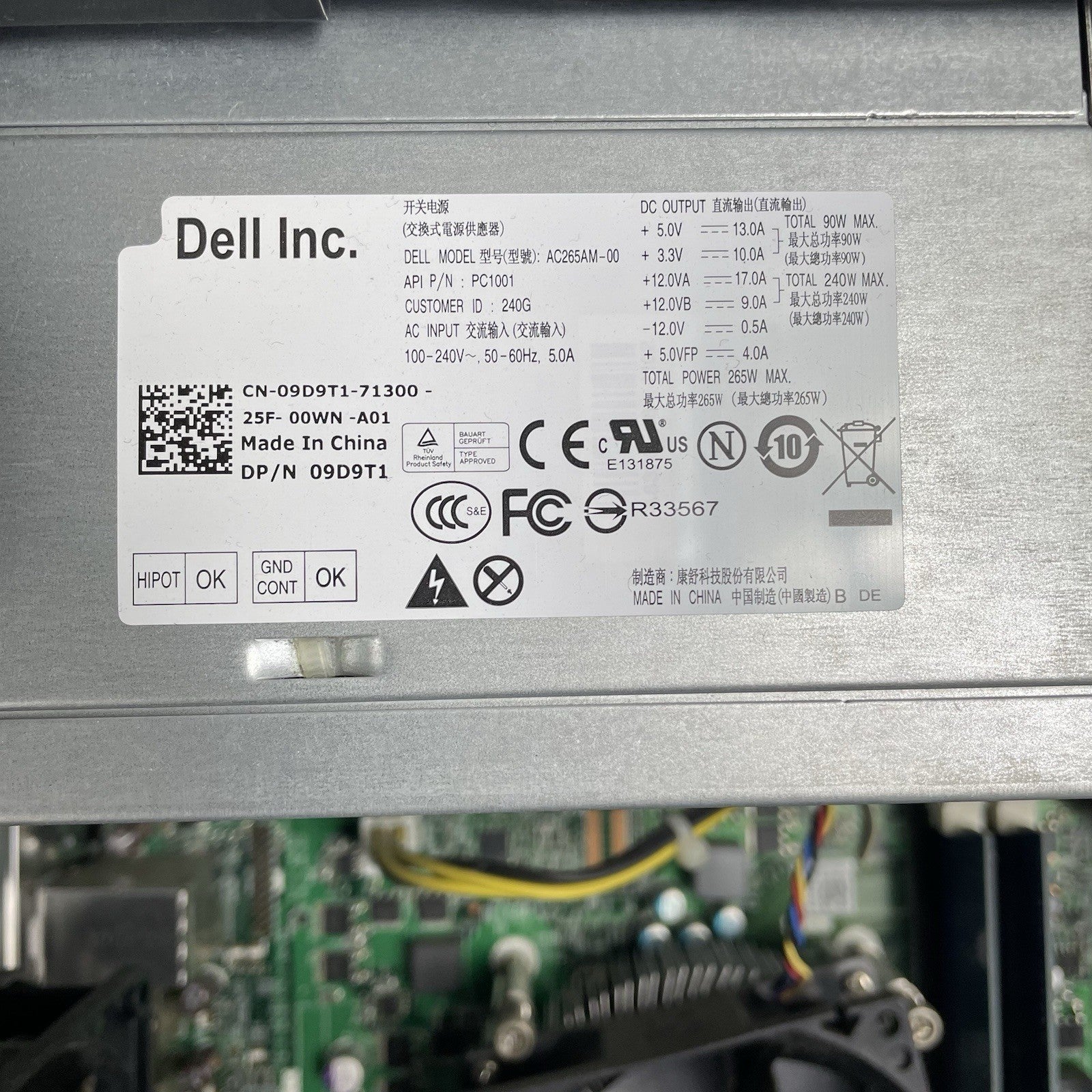 Dell Optiplex 390 MT Intel Core i3-2120 3.30 GHz 4 GB Ram No HDD No OS