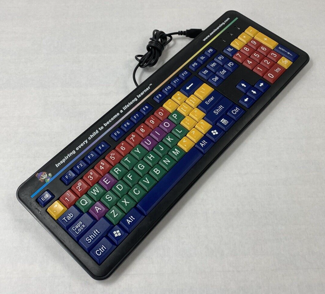 AWE Learning LB2B-AWE Colorful USB Keyboard Tested