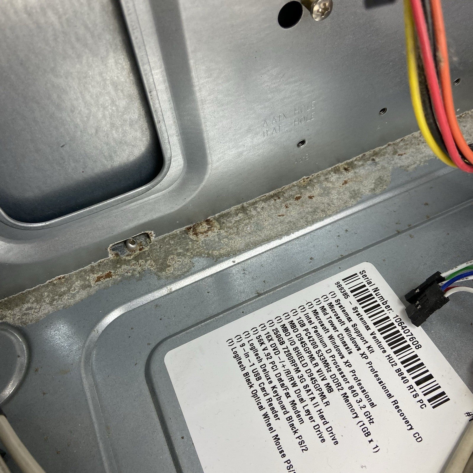 Systemax Venture Mid Tower Computer Case Ultra ULT-350P 350W PSU12