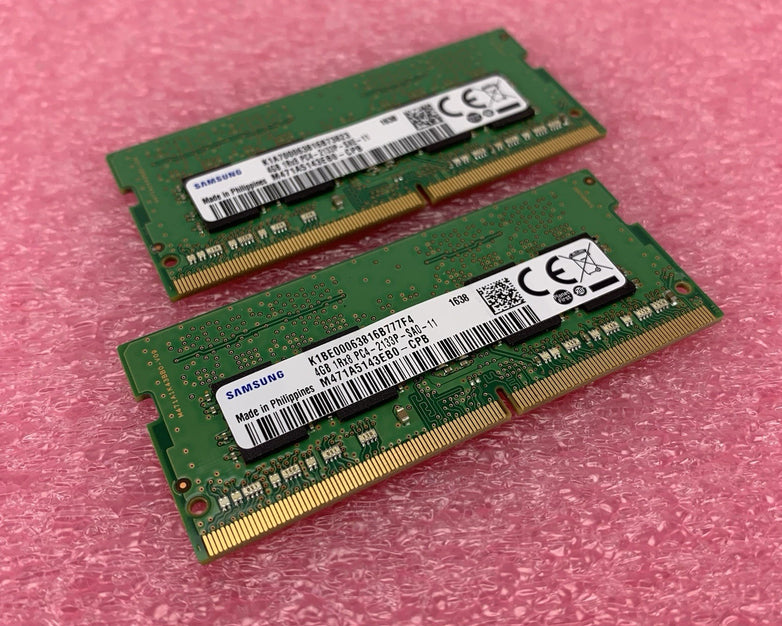 Samsung M471A5143EB0-CPB PC4-2133P-SA0-11 4GB 1Rx8 Desktop Memory RAM Lot of 2