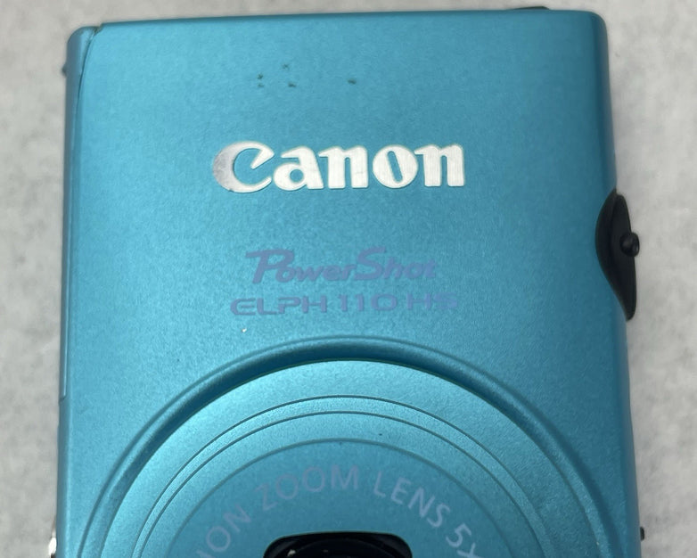 Canon PC1733 ELPH 110 HS 16.1MP Full HD Camera Blue No Memory Tested Reset