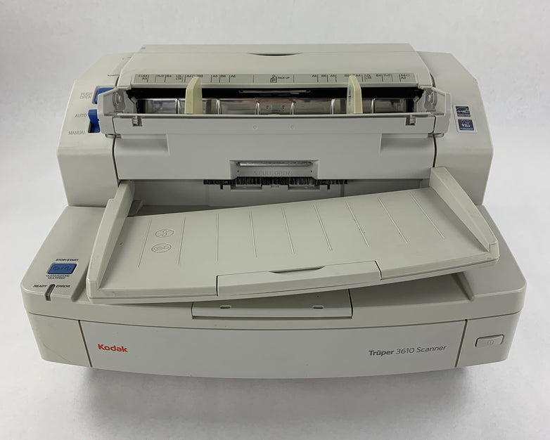 Kodak Truper 3610 Color Duplex Document Scanner 332K Scans Broke Feed Tray