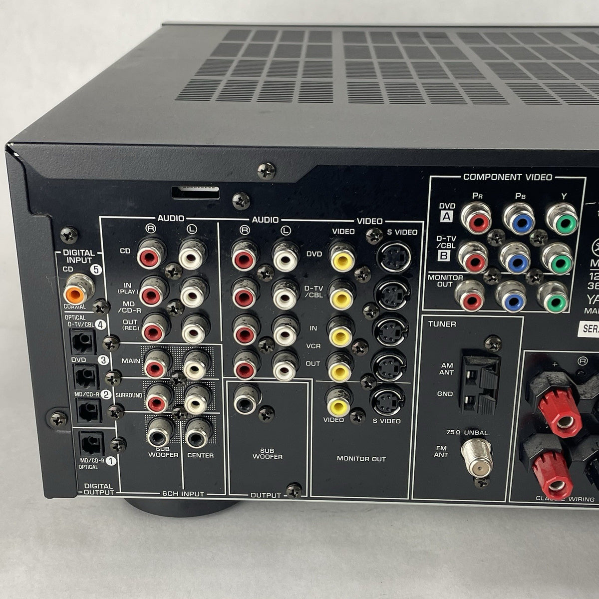 Yamaha HTR-5650 6.1 Channel  AV Receiver For Parts Or Repair11
