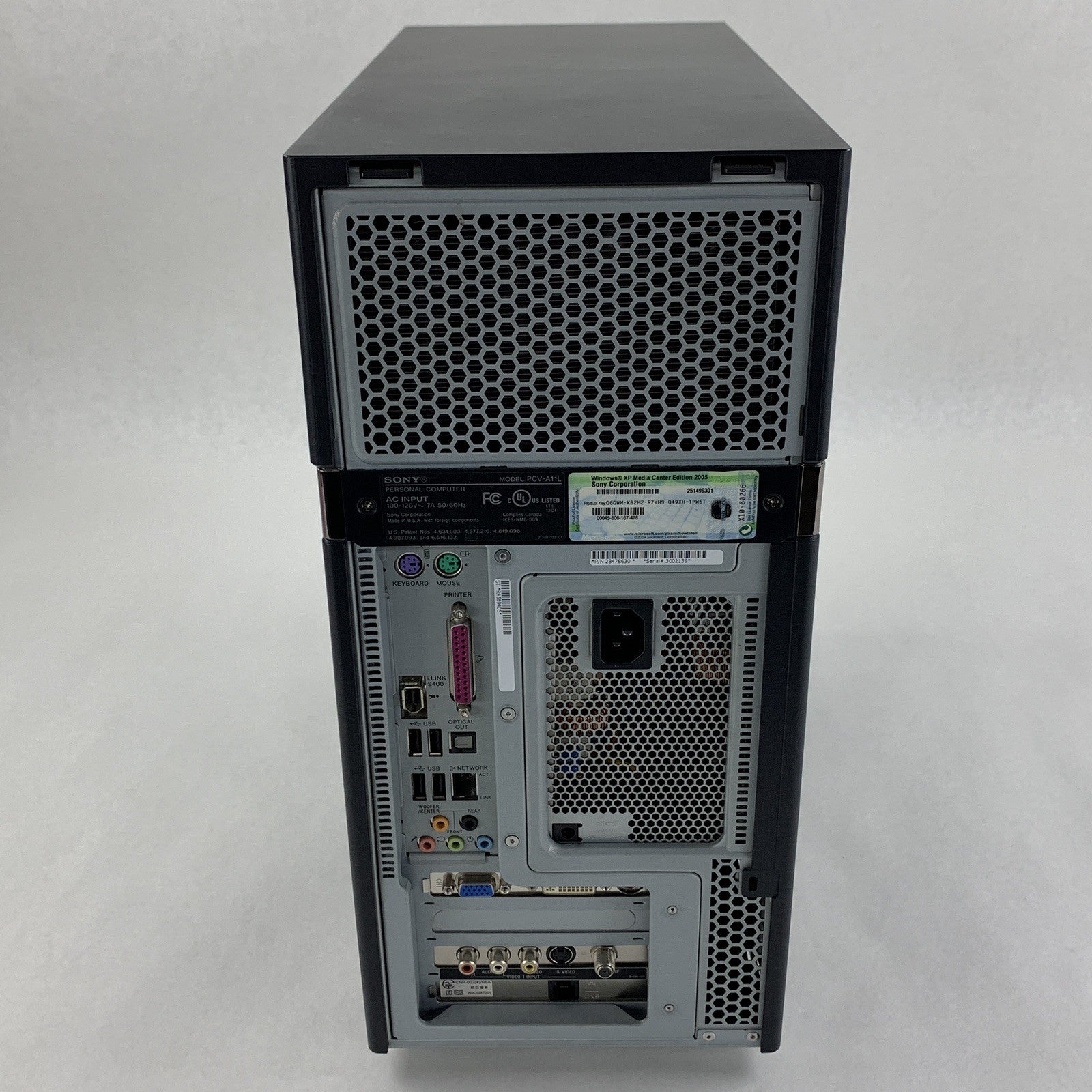 Sony Vaio VGC-RA826G Retro Desktop Pentium 4 3.4 GHz 1 GB Ram No OS No HDD