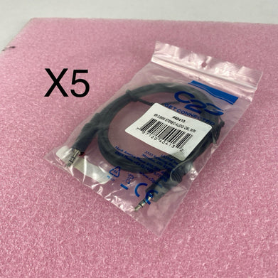 C2G 40413 6FT 3.5MM Sterio Audio Cable M/M Lot of 5