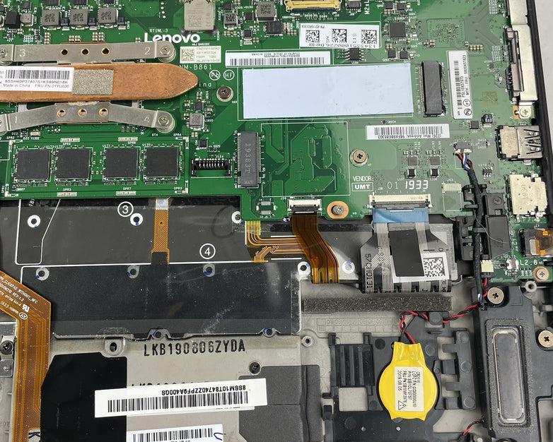 Lenovo ThinkPad X1 Carbon 7Gen i7-8565U 1.8GHz 16GB RAM No SSD/OS/AC/Batt - READ