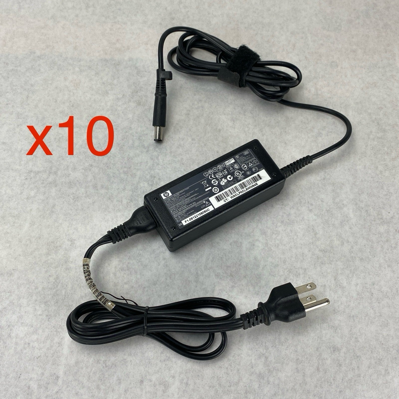 HP PPP009H 65W 18.5V 3.5A 7.4mm Barrel Laptop Charger AC Adapter (Lot of 10)