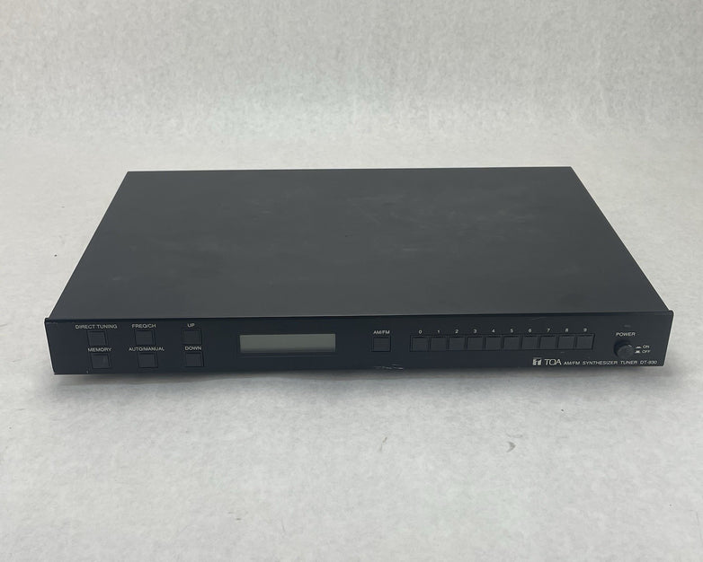 TOA DT-930 AM/FM Synthesizer Tuner No Power Cord