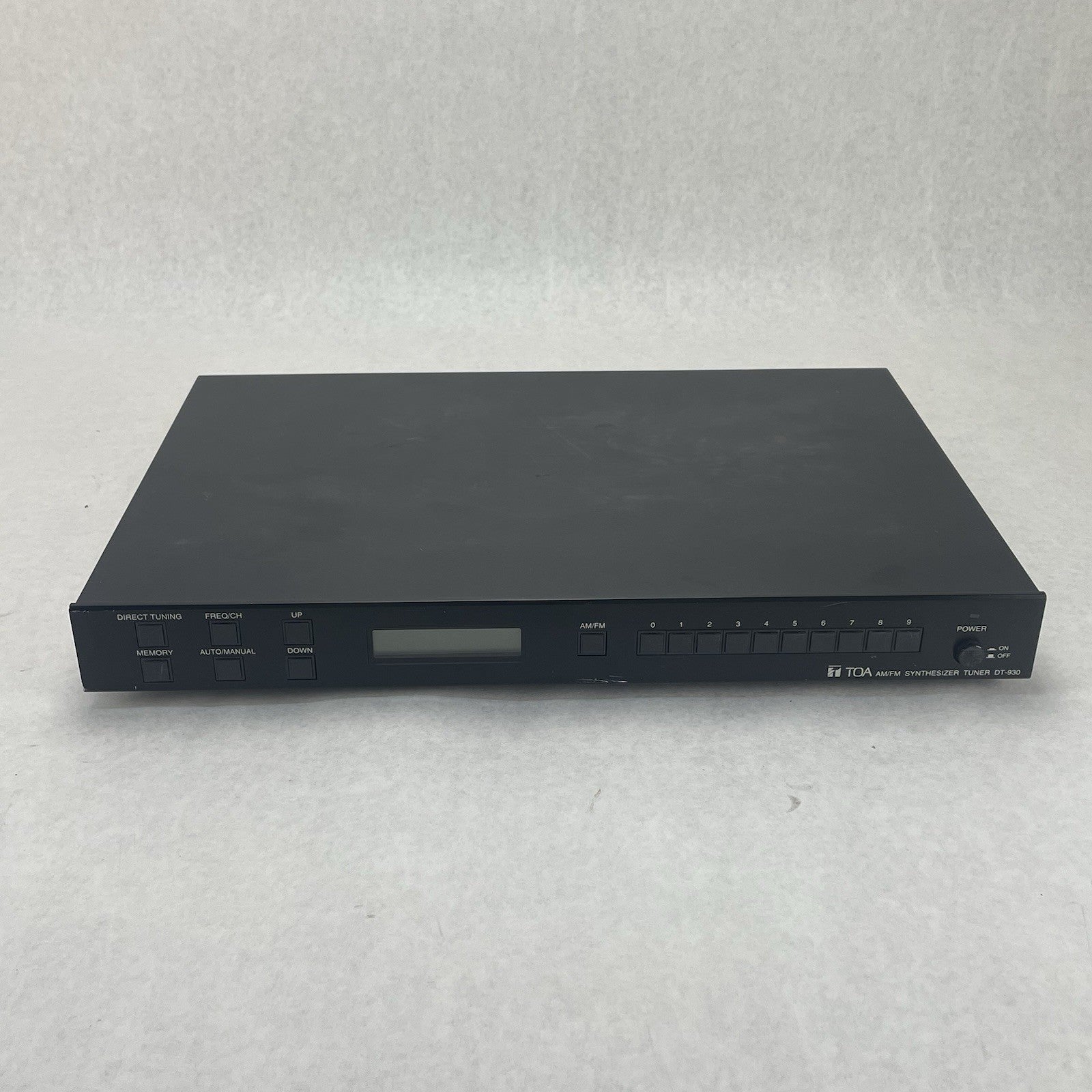 TOA DT-930 AM/FM Synthesizer Tuner No Power Cord1