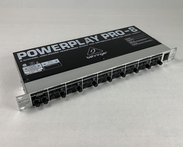 Behringer PowerPlay Pro-8 HA8000 8-Channel Headphone Mixer and Amplifier