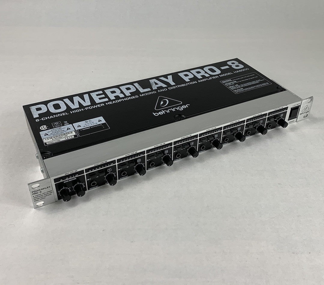 Behringer PowerPlay Pro-8 HA8000 8-Channel Headphone Mixer and Amplifier