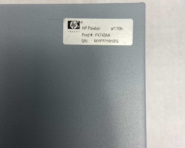 HP Pavilion A1110N MT Intel Celeron 3.06GHz 512MB RAM No HDD No OS
