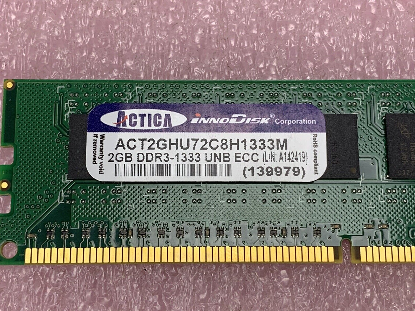 ACTICA ACT2GHU72C8H1333M 8GB Kit 4X2GB PC3-10600 DDR3-1333 CL9 ECC UNB DIMM